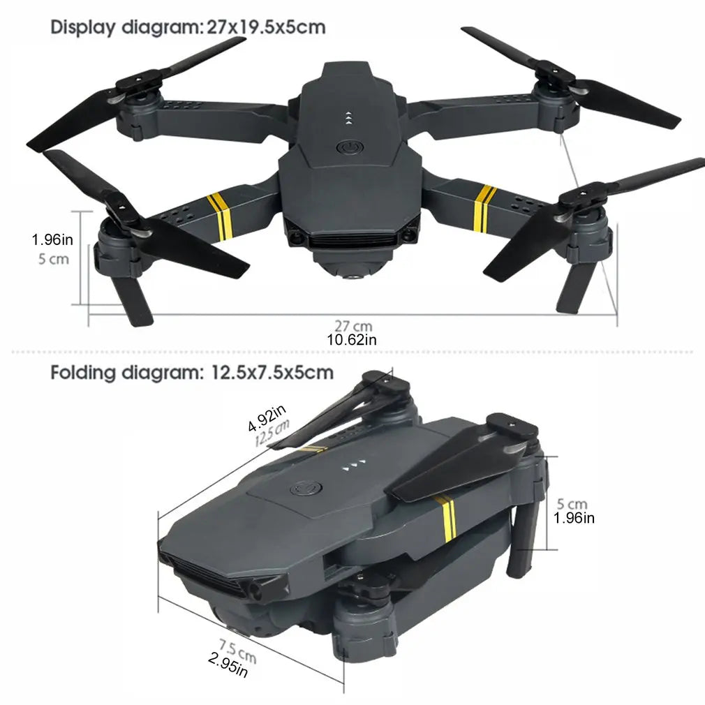 E58 Drone Professional 4-Axis Obstacle Avoidance Drones RC Helicopters 4K Dual Camera Drone Remote Control Toys